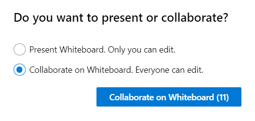 Afbeelding 2: opties voor een interactief whiteboard